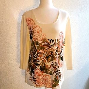 Chico's Tropical Temptation Tee